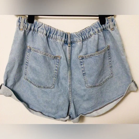 NWT Light Blue Denim Shorts size XL - Picture 4 of 6